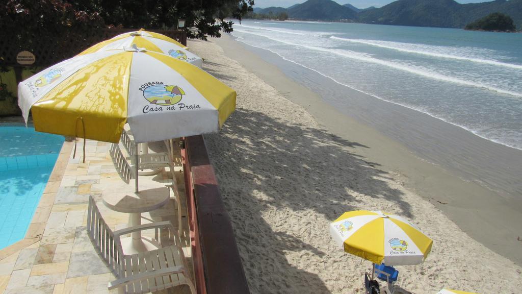 Pousada Casa Na Praia Ubatuba Eksteriør billede
